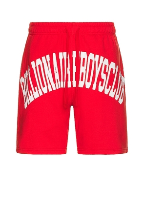 Billionaire Boys Club Trail Short in Red. Size M, S.