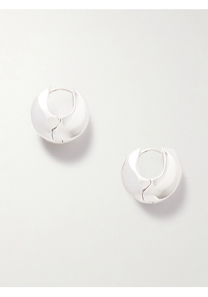 Sophie Buhai - + Net Sustain Bialy Large Silver Hoop Earrings - One size
