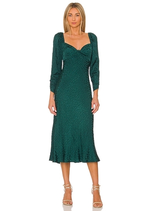 Lovers and Friends Cheyanne Midi Dress in Green. Size XS.