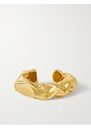 Completedworks - Scrunch Gold Vermeil Cuff - One size