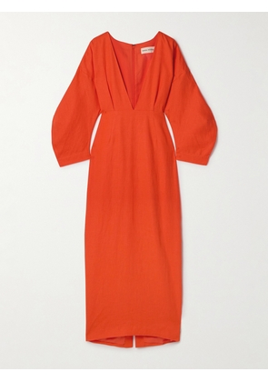 Mara Hoffman - + Net Sustain Irina Hemp Maxi Dress - Orange - US0,US2,US4,US6,US8,US10,US12