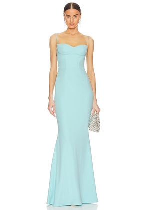 Katie May Yasmin Gown in Baby Blue. Size L, M.