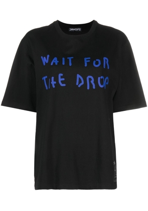 DRHOPE graphic-print cotton T-shirt - Black