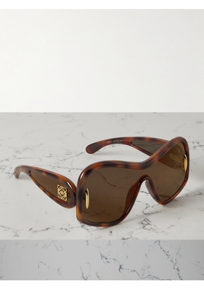 Loewe - Anagram Oversized D-frame Tortoiseshell Acetate Sunglasses - One size