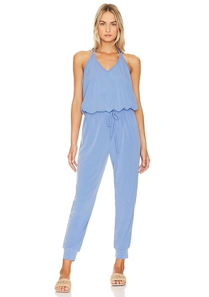 Lanston x REVOLVE Double Strap Jumpsuit in Baby Blue. Size S.