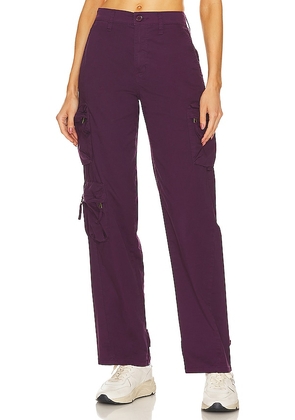 PISTOLA Bobbie Utility Pant in Purple. Size 24, 26, 27.