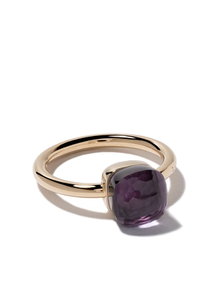 Pomellato 18kt rose & white gold small Nudo amethyst ring - Pink
