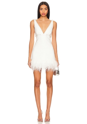 LIKELY Nora Dress in White. Size 10, 8.