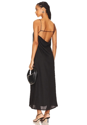 MIKOH Cambridge Dress in Black. Size 2/M, 3/L.