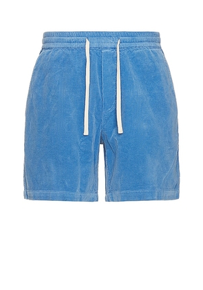 Marine Layer Saturday Cord Short in Blue. Size M, S, XL/1X.