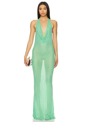 retrofete Meiran Dress in Green. Size M, S, XL, XS.