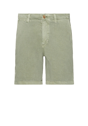 OUTERKNOWN Nomad Chino Short in Olive. Size 32, 34, 36.