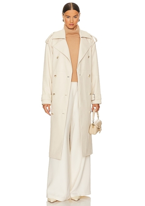 Song of Style Solene Coat in Cream. Size XL.