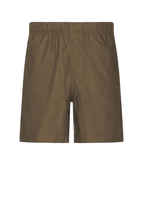 WAO The Volley Short in Olive. Size XL.
