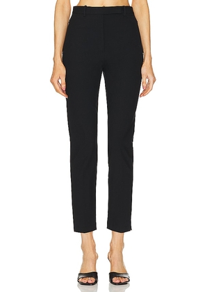Theory High Waisted Taper Pant in Black. Size 12, 2, 6.