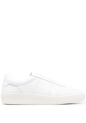 SANDRO Magic leather low-top sneakers - White