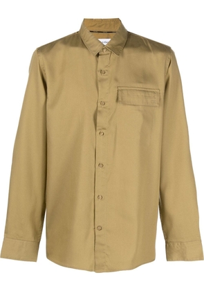 Calvin Klein chest-pocket button-down shirt - Brown