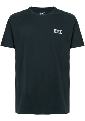 Ea7 Emporio Armani logo printed T-shirt - Blue