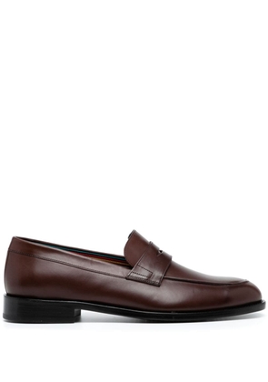 Paul Smith Montego leather penny loafers - Brown