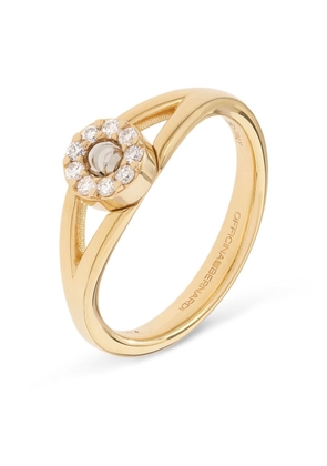 Officina Bernardi 18kt yellow gold Grace Moon diamond ring