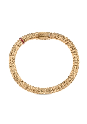 Officina Bernardi 18kt yellow gold Enigma ruby and diamond bracelet