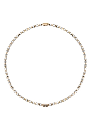 Officina Bernardi 18kt white and yellow gold Lumen diamond necklace