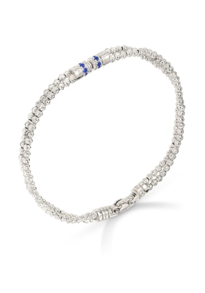 Officina Bernardi 18kt white gold Moon sapphire bracelet - Silver