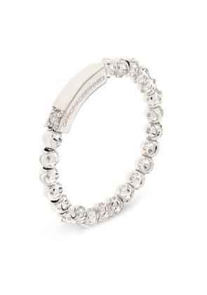 Officina Bernardi 18kt white gold Moon diamond ring - Silver
