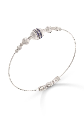 Officina Bernardi 18kt white gold Enigma sapphire bracelet - Silver
