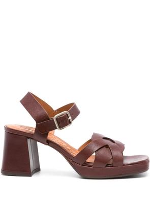 Chie Mihara Gaura 55mm leather sandals - Brown