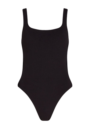 Karl Lagerfeld DNA cut-out swimsuit - Black
