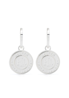Lauren Ralph Lauren coin-pendant drop earrings - Silver