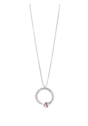 Officina Bernardi 18kt white gold Ophidia ruby necklace - Silver
