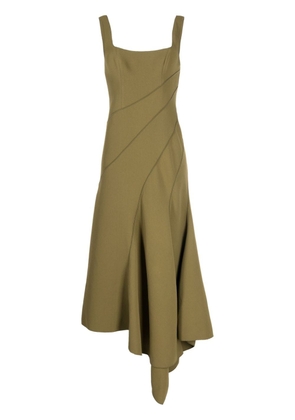 Acler Rowe panelled midi dress - Green