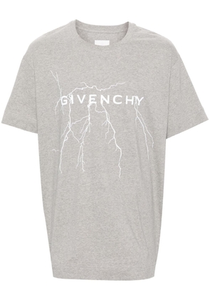 Givenchy reflective-print cotton T-shirt - Grey