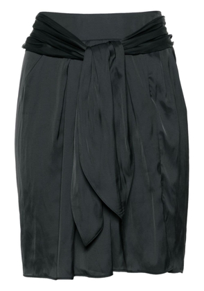 Zadig&Voltaire Joji satin mini skirt - Black