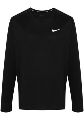 Nike Swoosh-logo long-sleeve T-shirt - Black