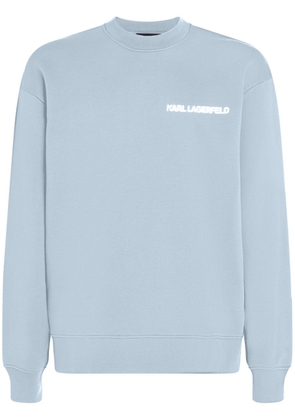 Karl Lagerfeld Ikonik 2.0 organic cotton sweatshirt - Blue
