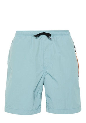 Parajumpers Mitch logo-patch swim shorts - Blue