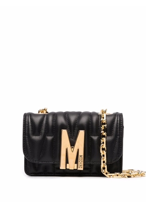 Moschino quilted shoulder bag - Black