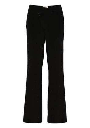 Zadig&Voltaire Poxy slim-fit silk trousers - Black