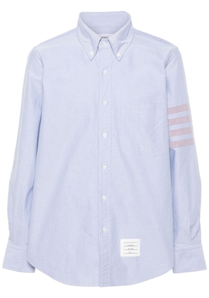 Thom Browne 4-Bar stripe cotton shirt - Blue