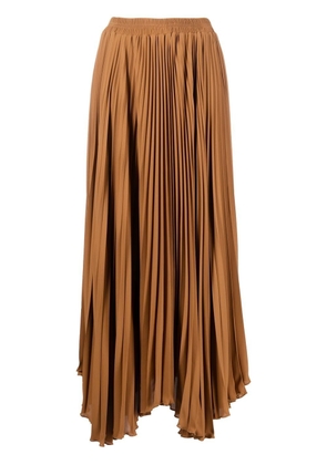 STYLAND pleated handkerchief skirt - Brown