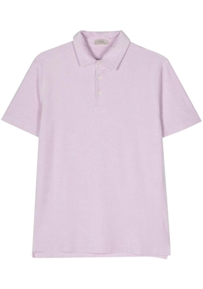 Altea Smith towelling polo shirt - Purple