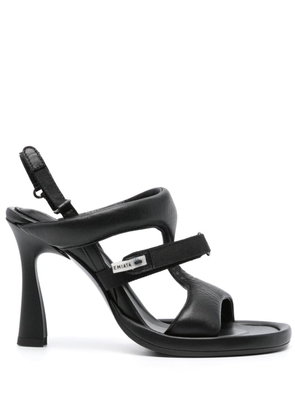 Premiata 95mm leather sandals - Black