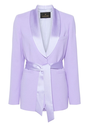 Manuel Ritz shawl-lapels single-breasted blazer - Purple