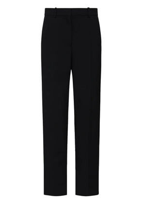 The Row Borgo straight-leg wool trousers - Black