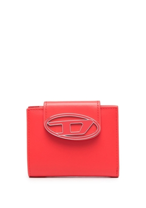 Diesel Camille logo-plaque leather wallet - Red