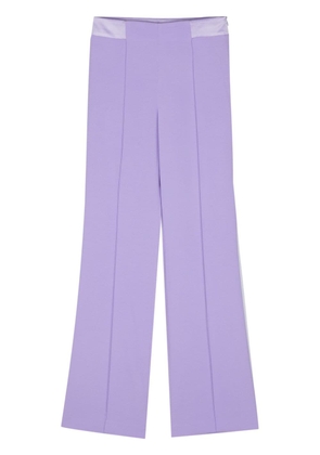 Manuel Ritz straight-leg crepe trousers - Purple
