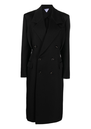 Bottega Veneta double-breasted wool coat - Black